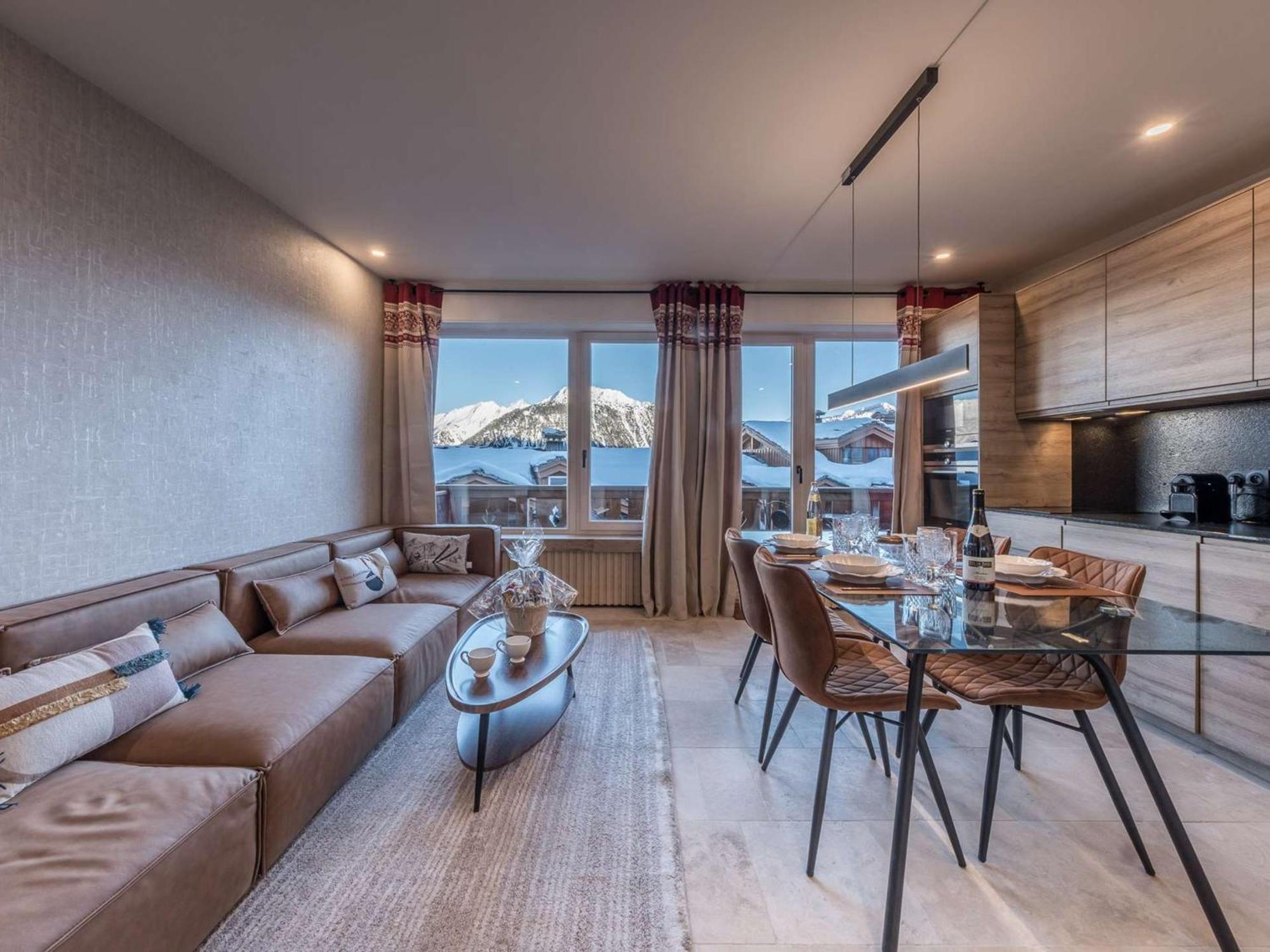 Bel Appart Renove, 42M², Courchevel 1850, 4 Pers, Centre Station, Skis Aux Pieds - Fr-1-631-211 Appartement Buitenkant foto